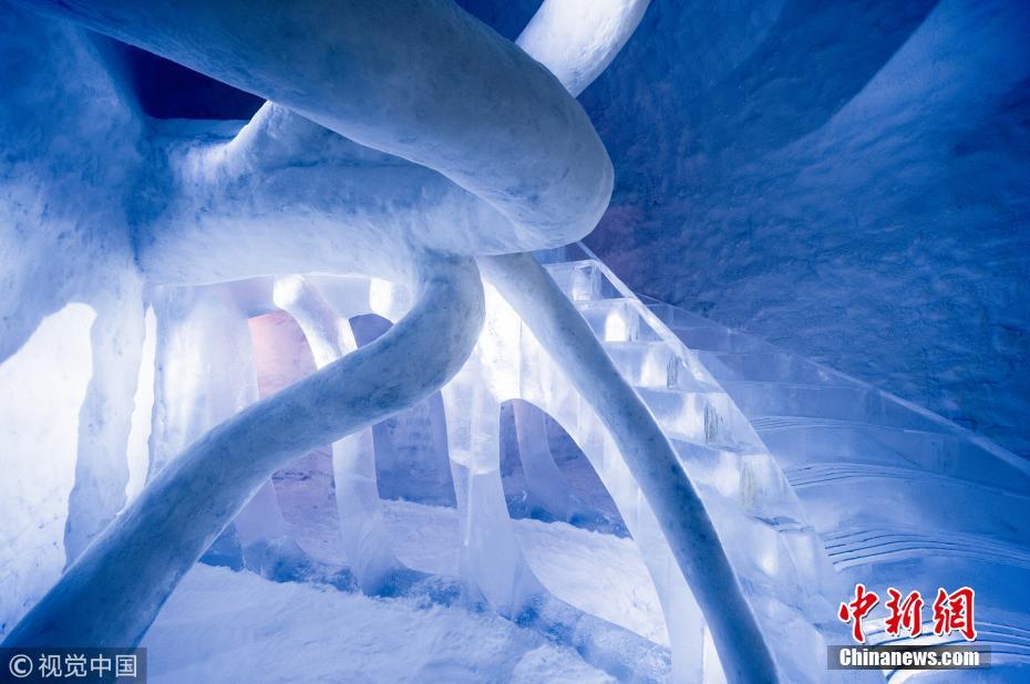 瑞典冰雪酒店3万立方米冰雪打造冰冷彻骨的美