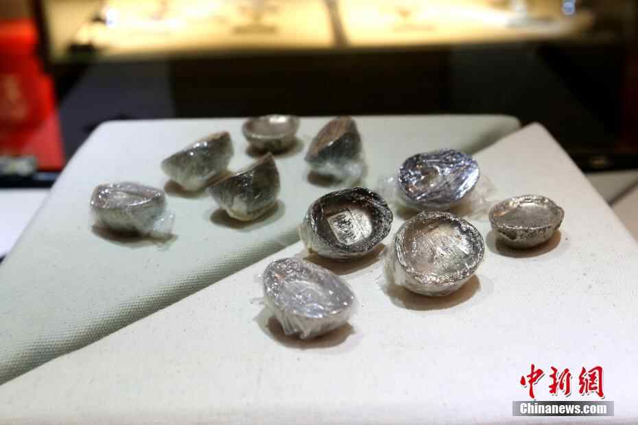 “斟金酌银”明清陕西银锭西安展出