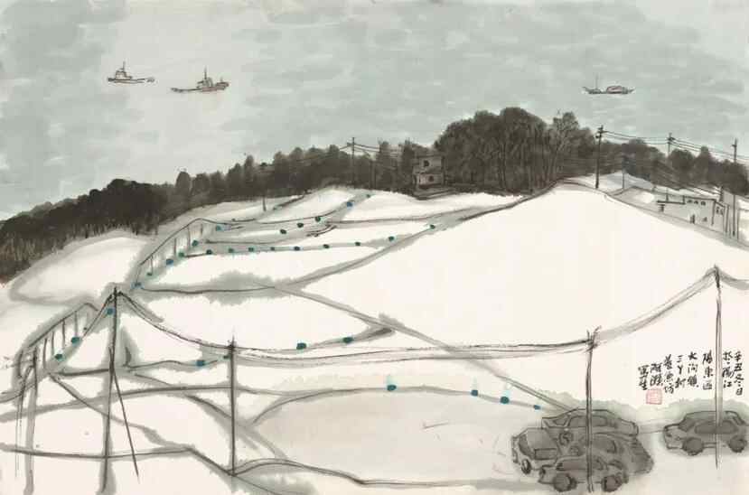  新时代之光：广州画院新展展现电力事业发展多彩画卷