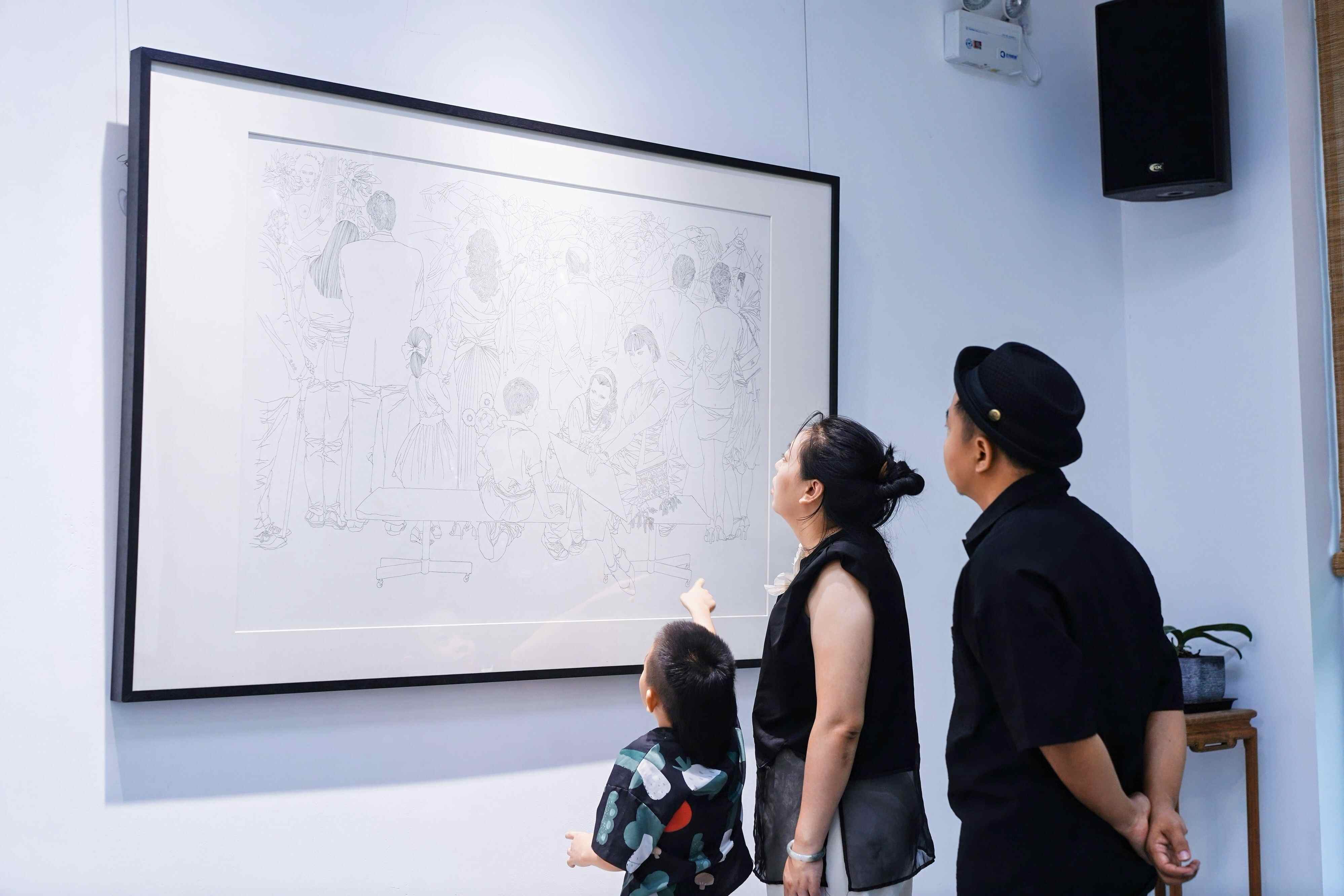  到广州天河艺苑，欣赏詹忠效、金城“灵魂的线条” | 展览